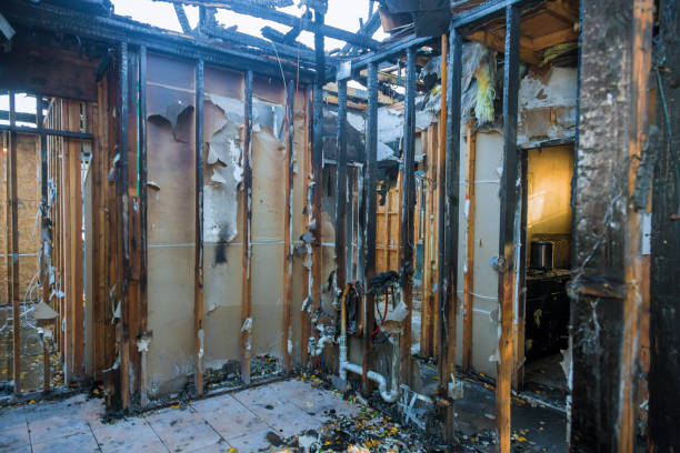 Professional Fire Damage Removal technician working in Eau Claire, WI
